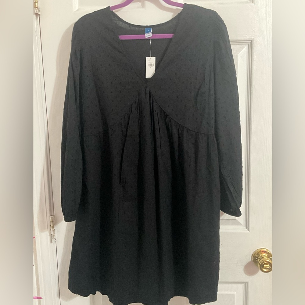 Old navy black mini dress